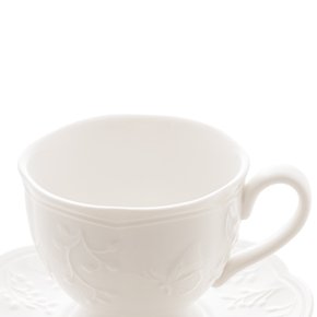Jogo de Chá 12 peças Cerâmica Serena Turquesa Oxford - Colher de Panela